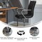 Flash Furniture Black LeatherSoft Office Chair with Chrome Arms GO-21111B-BK-CHR-GG - alternate 2